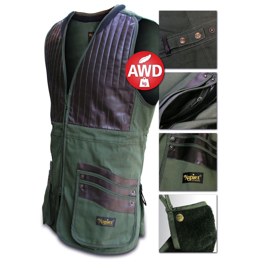 Napier regent skeet vest green