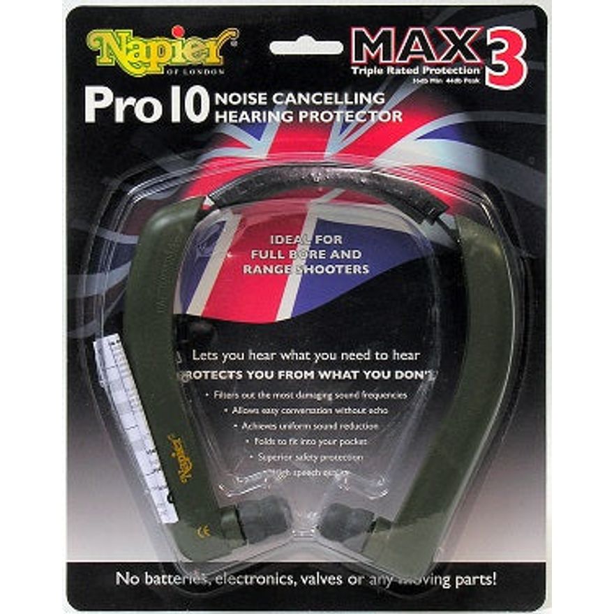 Napier pro10 hearing protectors for shooting